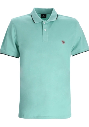 PS Paul Smith Zebra-logo polo shirt - Blue