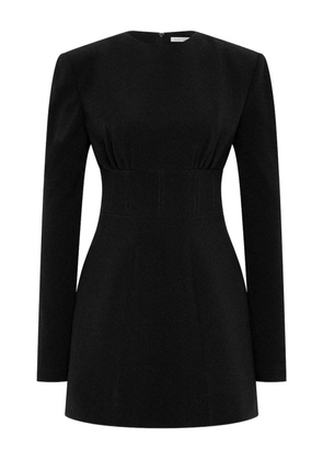 Rachel Gilbert Dover padded-shoulder mini dress - Black