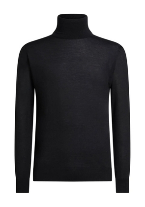 ETRO cashmere silk turtleneck sweater - Black