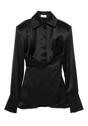 Vestiaire d'un Oiseau Libre shirt-collar mini dress - Black