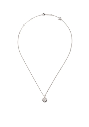Chopard 18kt white gold Happy Diamonds Icons necklace - Silver