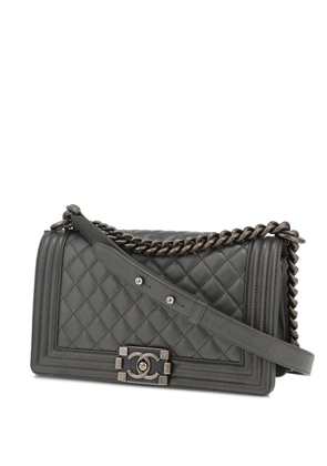 CHANEL Pre-Owned 2015 Boy Chanel shoulder bag - Grey