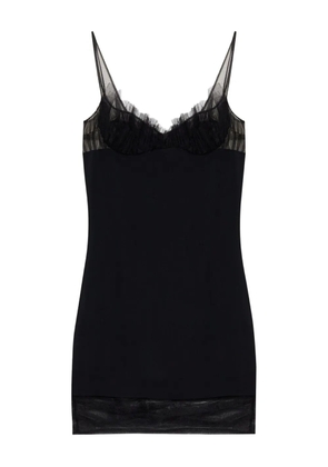 DSQUARED2 tulle-trim mini dress - Black