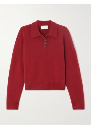 Loulou de Saison - Homere Cashmere Sweater - Burgundy - x small,small,medium,large,x large