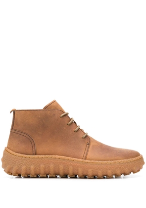 Camper Ground lace-up boots - Brown