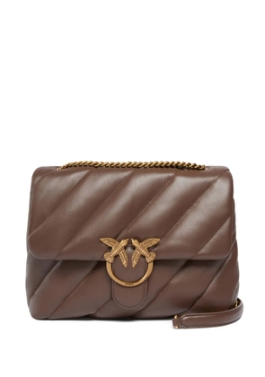 PINKO quilted crossbody bag - Brown