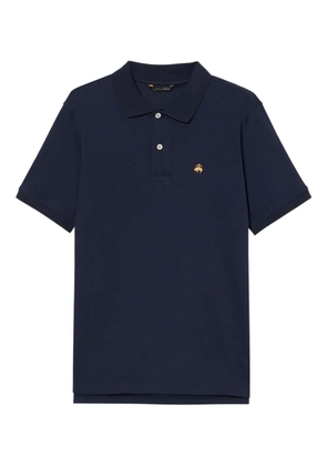 Brooks Brothers logo-embroidered polo shirt - Blue