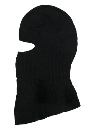 MISBHV logo-embroidered knitted balaclava - Black
