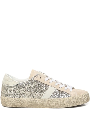 D.A.T.E. glitter-detailing sneakers - Neutrals