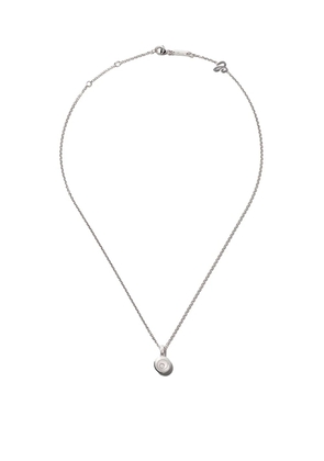 Chopard 18kt white gold Happy Diamonds Icons pendant necklace - Silver