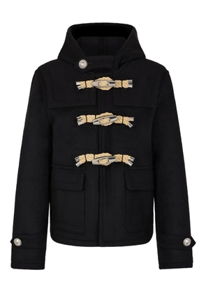 Rabanne toggle-fastening hooded jacket - Black