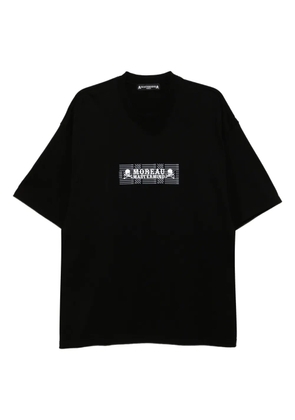 Mastermind World logo-print T-shirt - Black