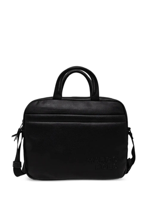 Marc O'Polo logo-plaque laptop bag - Black