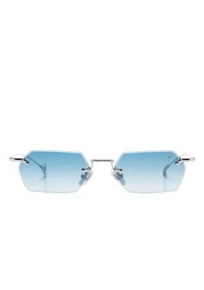 Eyepetizer rectangle-frame metallic sunglasses - Silver