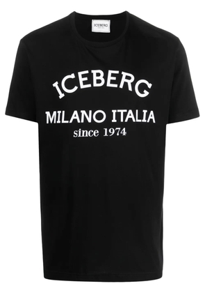 Iceberg logo-print cotton T-shirt - Black