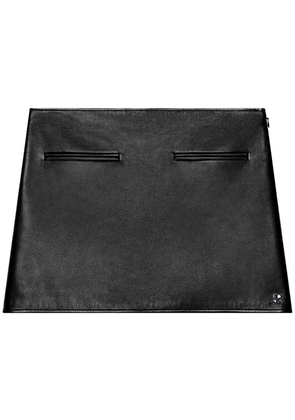 Courrèges Heritage Leather mini skirt - Black