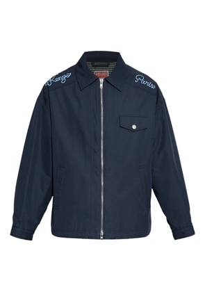 Kenzo Paris Kenzo embroidered jacket - Blue