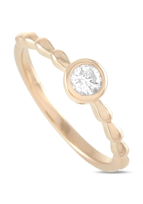 LB Exclusive pre-owned 14K yellow gold Solitaire diamond ring