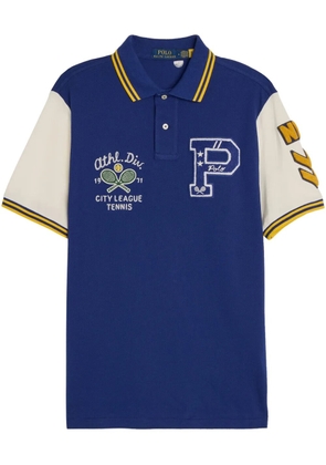 Polo Ralph Lauren Mesh Varsity Tenis polo shirt - Blue