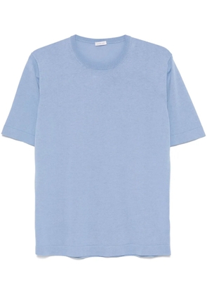 Caruso fine-knit T-shirt - Blue