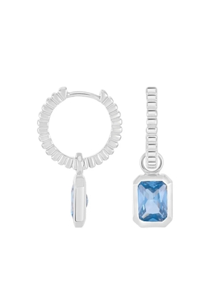 DOWER AND HALL Humbug blue topaz earrings - Silver