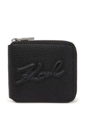 Karl Lagerfeld medium K/Skuare wallet - Black