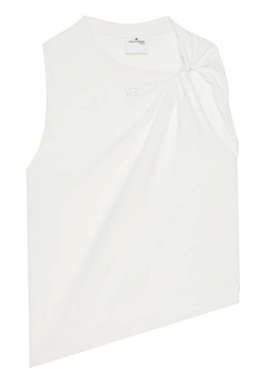 Courrèges twist tank top - White