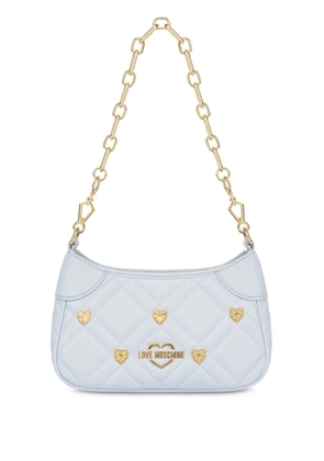 Love Moschino logo shoulder bag - Blue