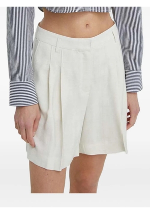 HERSKIND pleated belt-loops shorts - Neutrals