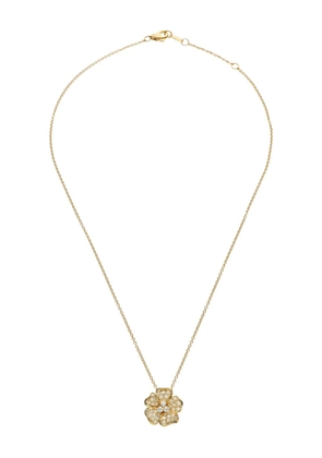 LEO PIZZO 18K yellow gold Flora diamond necklace