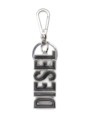 Diesel logo-lettering keyring - Black