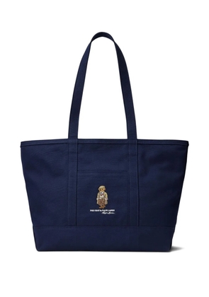 Polo Ralph Lauren Polo Bear embroidered tote bag - Blue