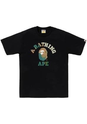 A BATHING APE® logo-print T-shirt - Black