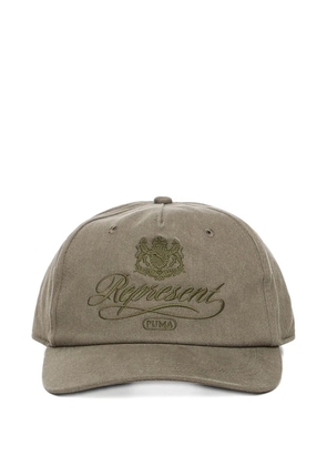 PUMA x Represent logo-embroidered cap - Green