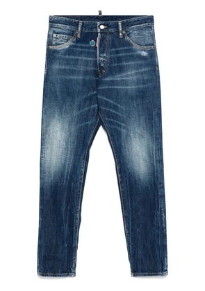 DSQUARED2 whiskering-effect jeans - Blue