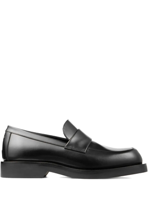 Jimmy Choo Buff leather loafers - Black