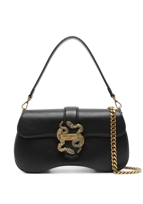 Just Cavalli leather shoulder bag - Black