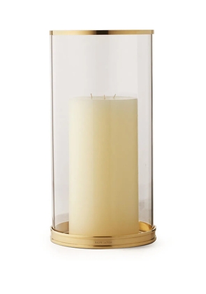 Ralph Lauren Home Modern Hurricane glass candleholder - Gold