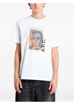 A.P.C. print T-shirt - White