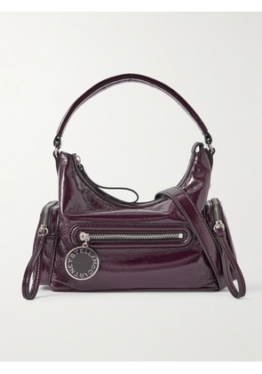 Stella McCartney - Dartmoor Glossed Shoulder Bag - Burgundy - One size