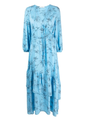 IVY OAK floral-print maxi dress - Blue