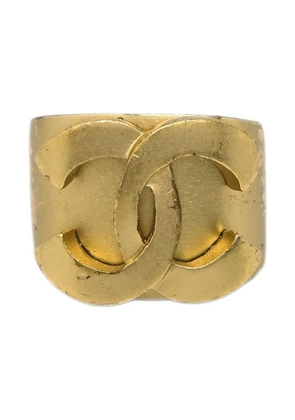 CHANEL Pre-Owned 2001 CC logo ring - Gold