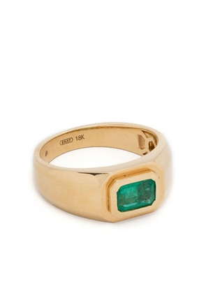 SHAY 18K yellow gold emerald ring