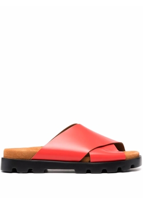Camper Brutus leather sandals - Red