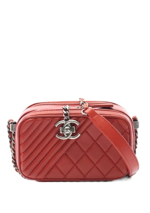 CHANEL Pre-Owned 2014-2015 Cocoboy shoulder bag - Red