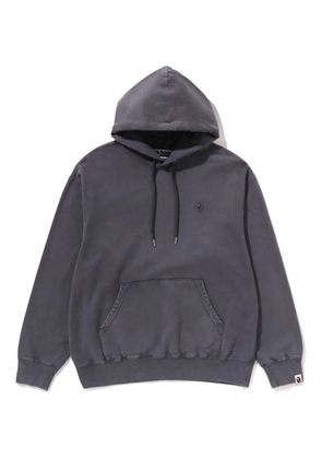 A BATHING APE® logo-patch hoodie - Grey