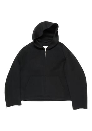 Acne Studios hooded zip-up sweater - Black