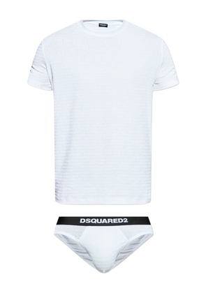 DSQUARED2 logo-print briefs - White