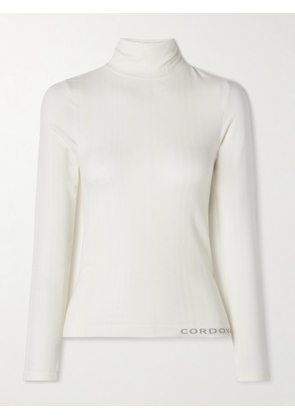 Cordova - Sol Ribbed Stretch-jersey Turtleneck Top - Ivory - XS/S,M/L