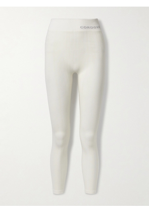 Cordova - Sol Ribbed-knit Leggings - Ivory - XS/S,M/L